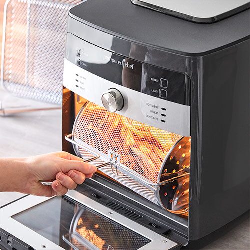 pampered chef deluxe air fryer